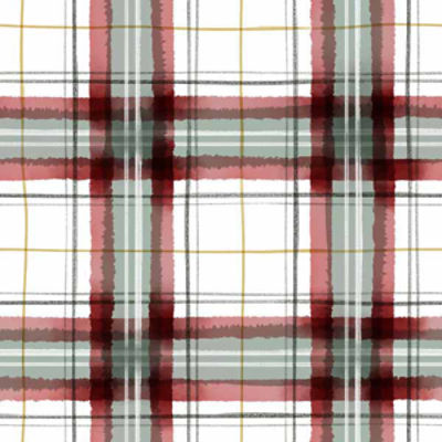 Hallmark Holiday Wrapping Paper, Plaid