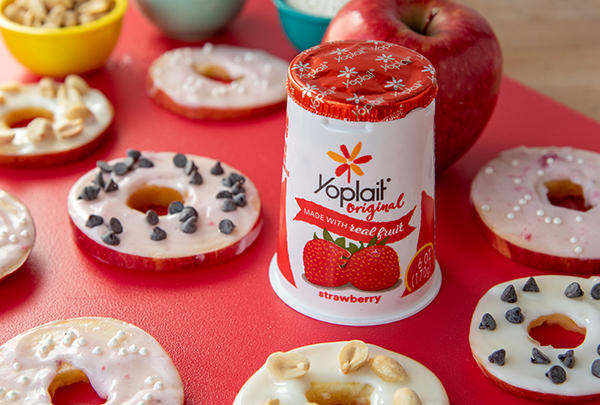 Yoplait Apple “Donut” Slices