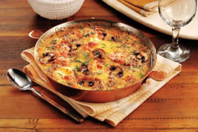 Yukon Gold Potato & Mushroom Gratin