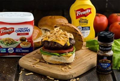 Zesty Montreal Steak Burger