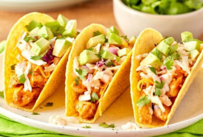 Zesty Ranch Chicken Tacos