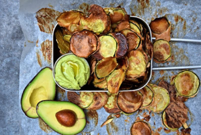 Zucchini Crisps with Avoioli