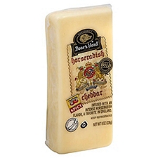 Boar's Head Bold Horseradish Cheddar Cheese, 8 Ounce