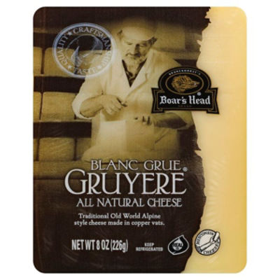 Boar's Head Blanc Grue All Natural Gruyere Cheese 8 oz ShopRite