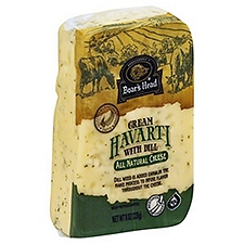 Boar's Head Cream Havarti Cheese with Dill, 8 Ounce