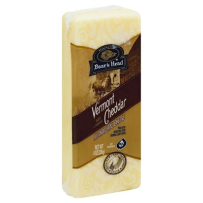Brunckhorst's Boar's Head Vermont Cheddar All Natural Cheese, 8 oz