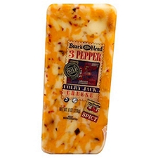 Boar's Head 3 Pepper Bold Spicy Colby Jack, Cheese, 8 Ounce