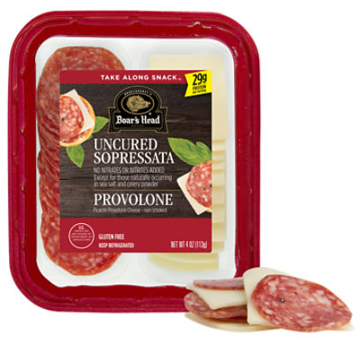 Brunckhorst's Boar's Head Uncured Sopressata and Provolone Cheese, 4 oz