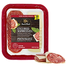 Boar's Head Uncured Sopressata and Provolone Cheese, 4 Ounce
