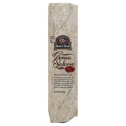 No Nitrates or Nitrites Added Except for Those Naturally Occurring in Sea Salt and Celery Powder.nnA Bold Blend of Pork, Garlic and Pepper Authentic to The Classic Cuisine of Northern Italy. Aged a Minimum of 16 Days in The Traditional Italian Style to Produce a Uniquely Rich Flavor.