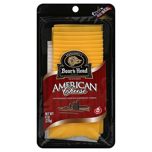 Brunckhorst's Boar's Head American Cheese, 8 oz
Pasteurized Process American Cheese