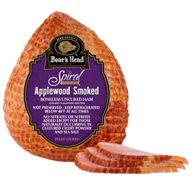 Boar's Head Applewood Smoked Spiral Sliced Ham