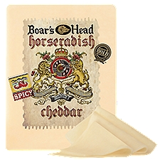 Boar's Head Bold Horseradish Cheddar Cheese, 1 Pound