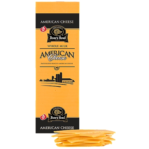 Crafted from a hand-selected blend of rich, savory Cheddars, this all-American cheese has a smooth, creamy texture and pleasantly mild taste. Boar's Head® American Cheese is an amazingly meltable, flavorful classic.
